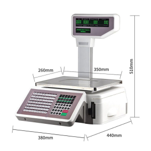 Metra, TMA 2015 – Pole Type – 30 kg / 10g – Retail, Price Computing & Label Printing Scale